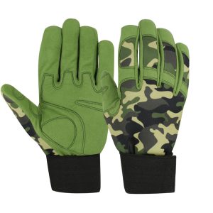 PVC Grip Camo Gloves