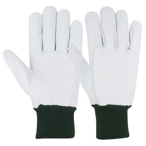 Knitted Cuff Leather Driving gloves