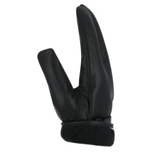 Black Leather Driving Gloves