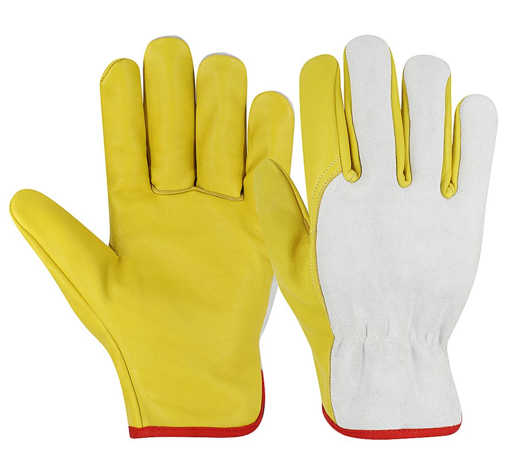Cowhide Split Leather Driving Gloves