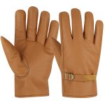 Brown Leather Driver Gloves
