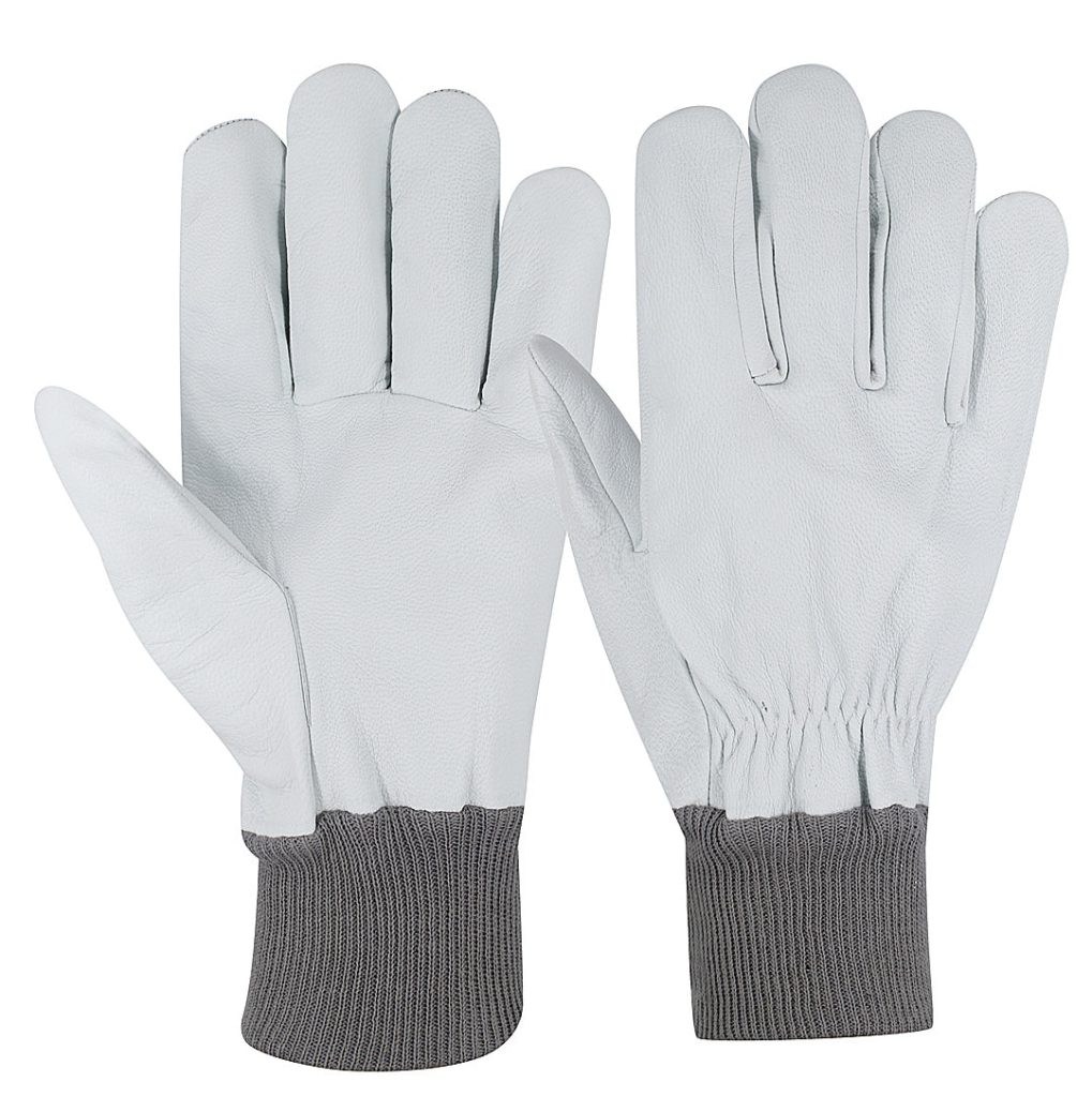 CE Approved Goatskin Leather Driving Gloves