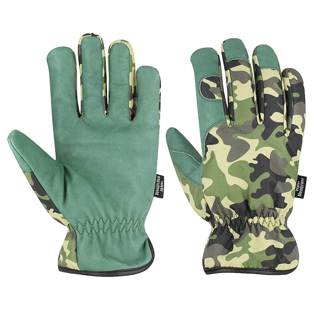 Camo Cordura Fabric Mechanic Gloves