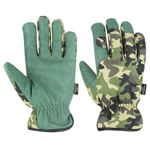 Camo Cordura Fabric Mechanic Gloves