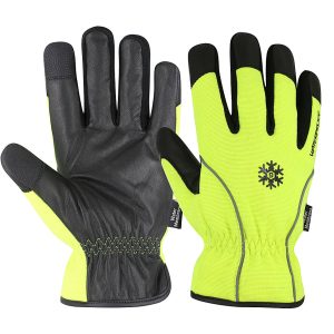 Leather Mechanics Gloves With Texting Fingers