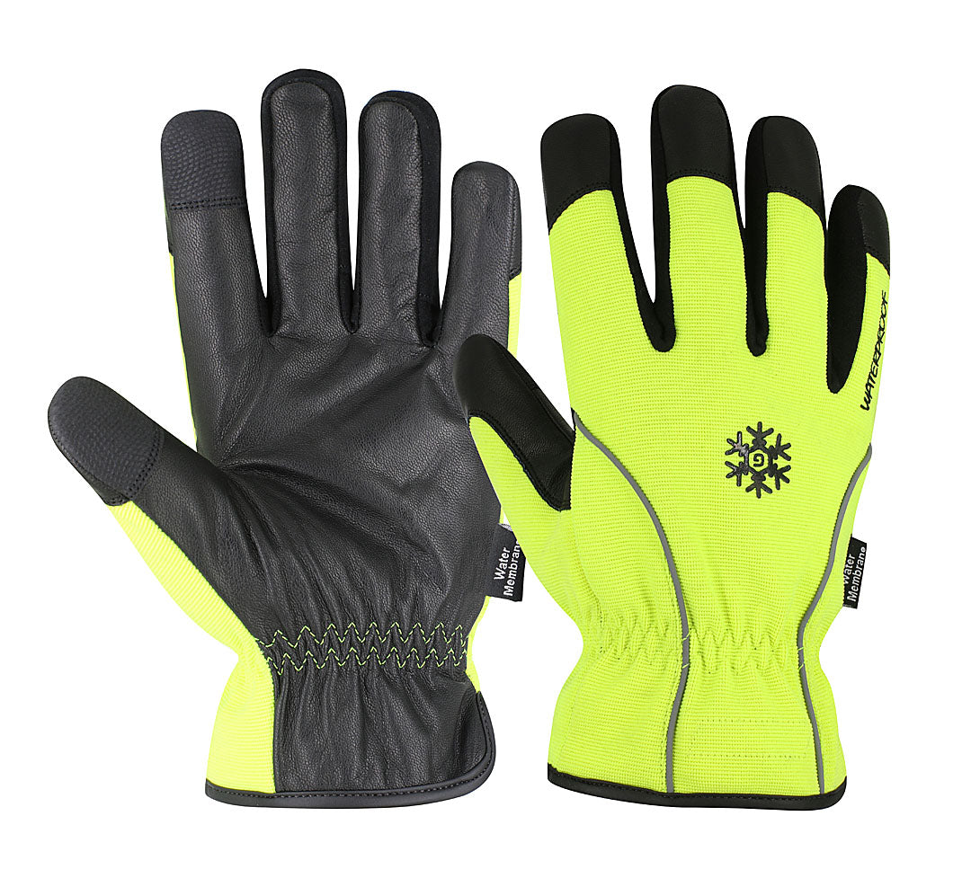 Leather Mechanics Gloves With Texting Fingers