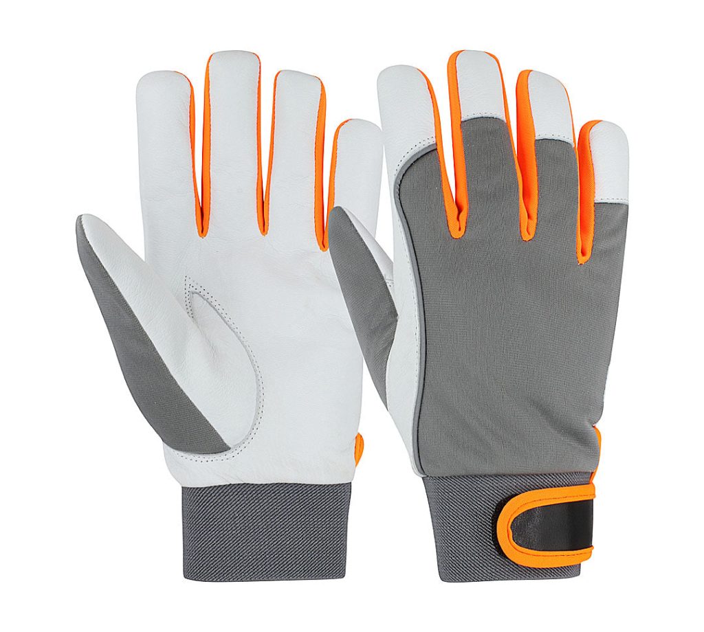 Polyester Fabric Car Mechanics Gloves