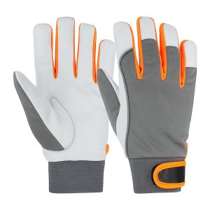 Polyester Fabric Car Mechanics Gloves