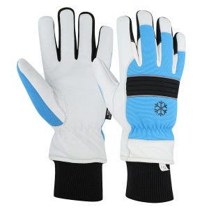 Inside Fleece Lined Leather Mechanics Gloves
