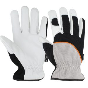 Water Membrane CE Mark Leather Mechanics Gloves