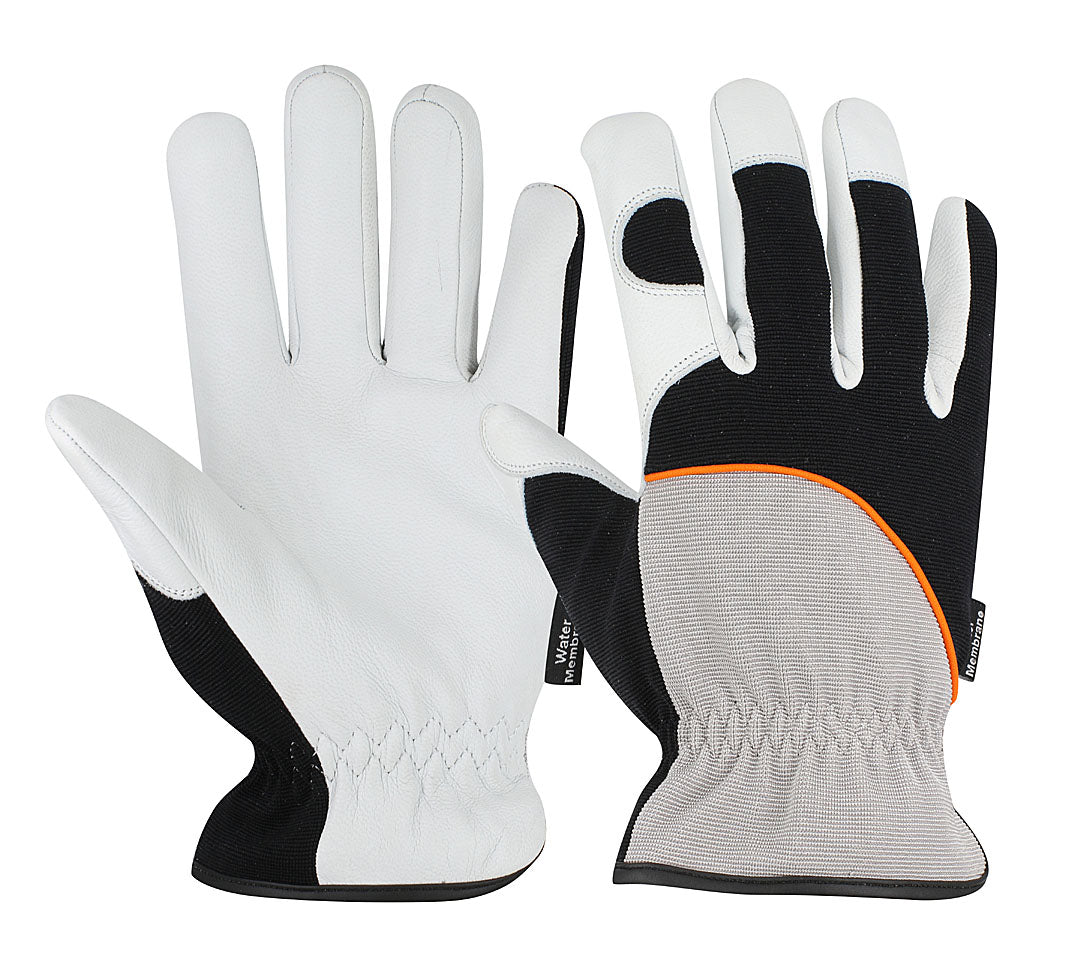 Water Membrane CE Mark Leather Mechanics Gloves
