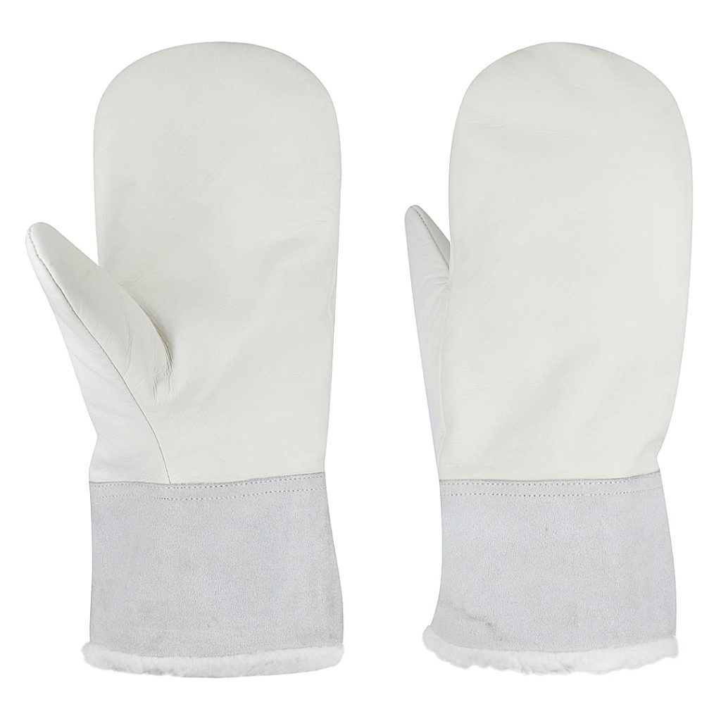 Leather Cuff Mittens