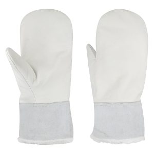 Leather Cuff Mittens
